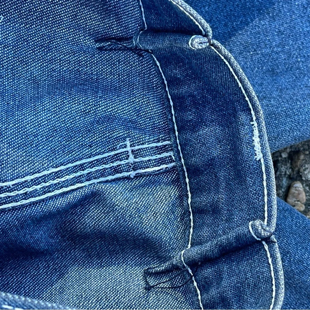 Vintage 1970’s Roebucks blue Jeans size 44 x 32 (waist altered)-RARE MENS DENIM